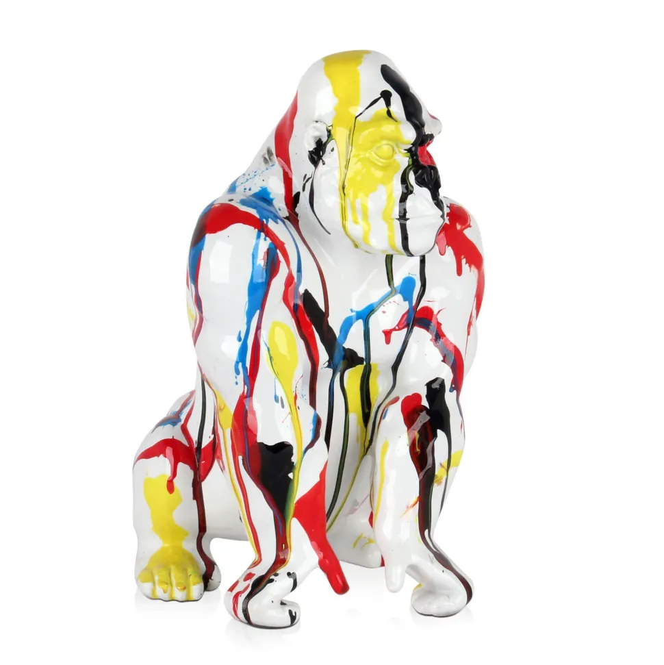 Regal Orangutan 38cm Multicolour Resin Indoor Sculpture