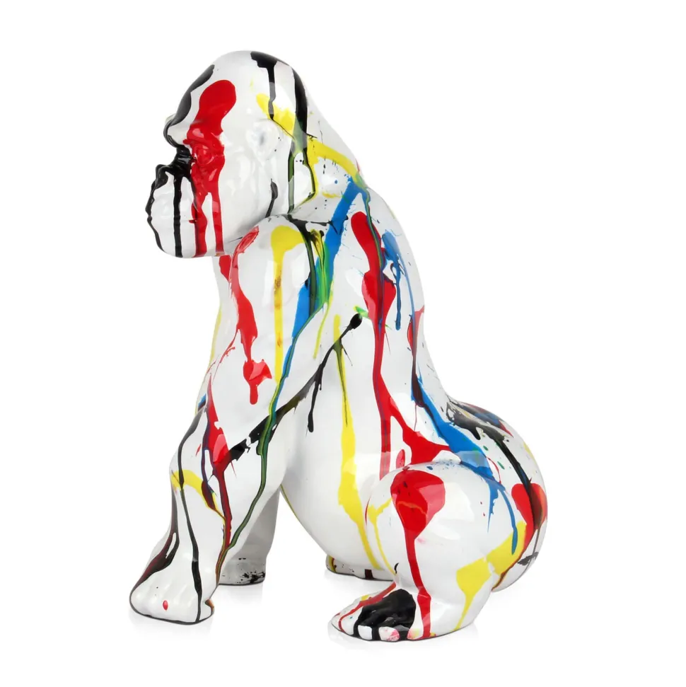 Regal Orangutan 38cm Multicolour Resin Indoor Sculpture