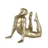Rising Core 24cm Gold Resin Indoor Sculpture