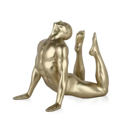 Rising Core 24cm Gold Resin Indoor Sculpture