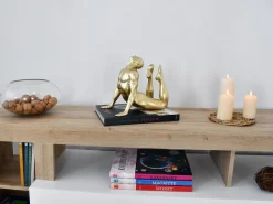 Rising Core 24cm Gold Resin Indoor Sculpture