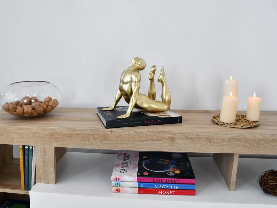 Rising Core 24cm Gold Resin Indoor Sculpture