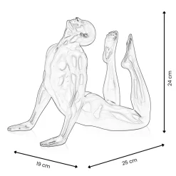Rising Core 24cm Gold Resin Indoor Sculpture