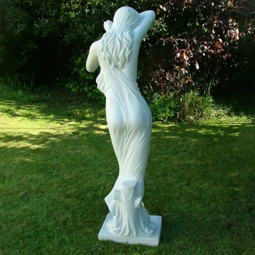 Shy Maiden 85cm Marble Resin Garden Statue