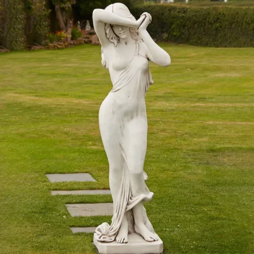 Shy Maiden 160cm Stone Garden Statue