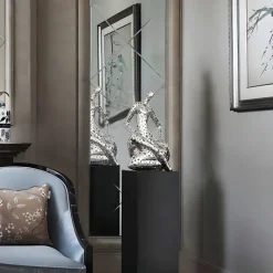 Silent Soul 81cm Silver Metal Indoor Sculpture