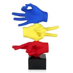 Silent Symbols 48cm Pop Art Resin Indoor Sculpture