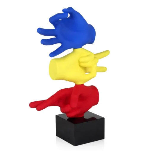 Silent Symbols 48cm Pop Art Resin Indoor Sculpture