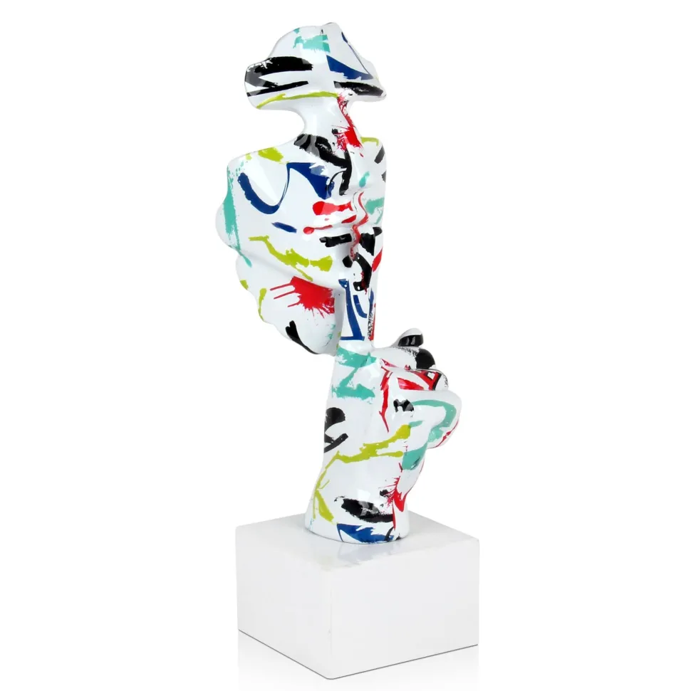 Silent Warrior 48cm Abstract Resin Indoor Sculpture