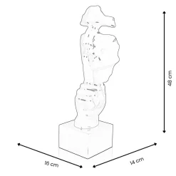 Silent Warrior 48cm Abstract Resin Indoor Sculpture