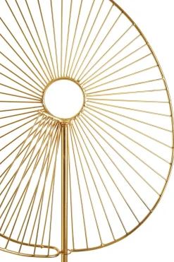 Solar Interlace 70cm Gold Metal Indoor Sculpture