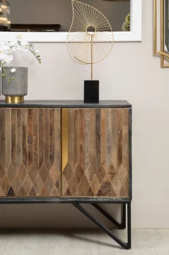 Solar Interlace 70cm Gold Metal Indoor Sculpture