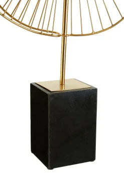 Solar Interlace 70cm Gold Metal Indoor Sculpture