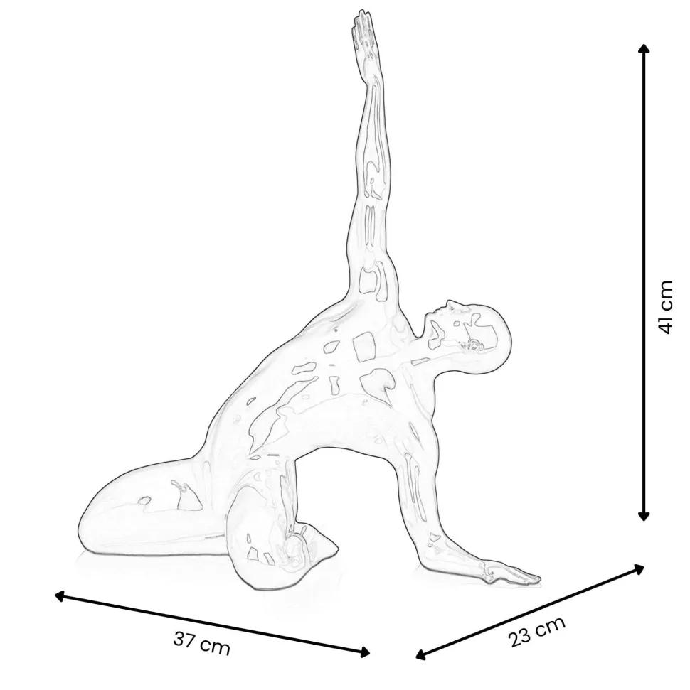 Soul Ascension 41cm Anthracite Resin Indoor Sculpture