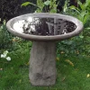 Staddle Design Stone Garden Birdbath