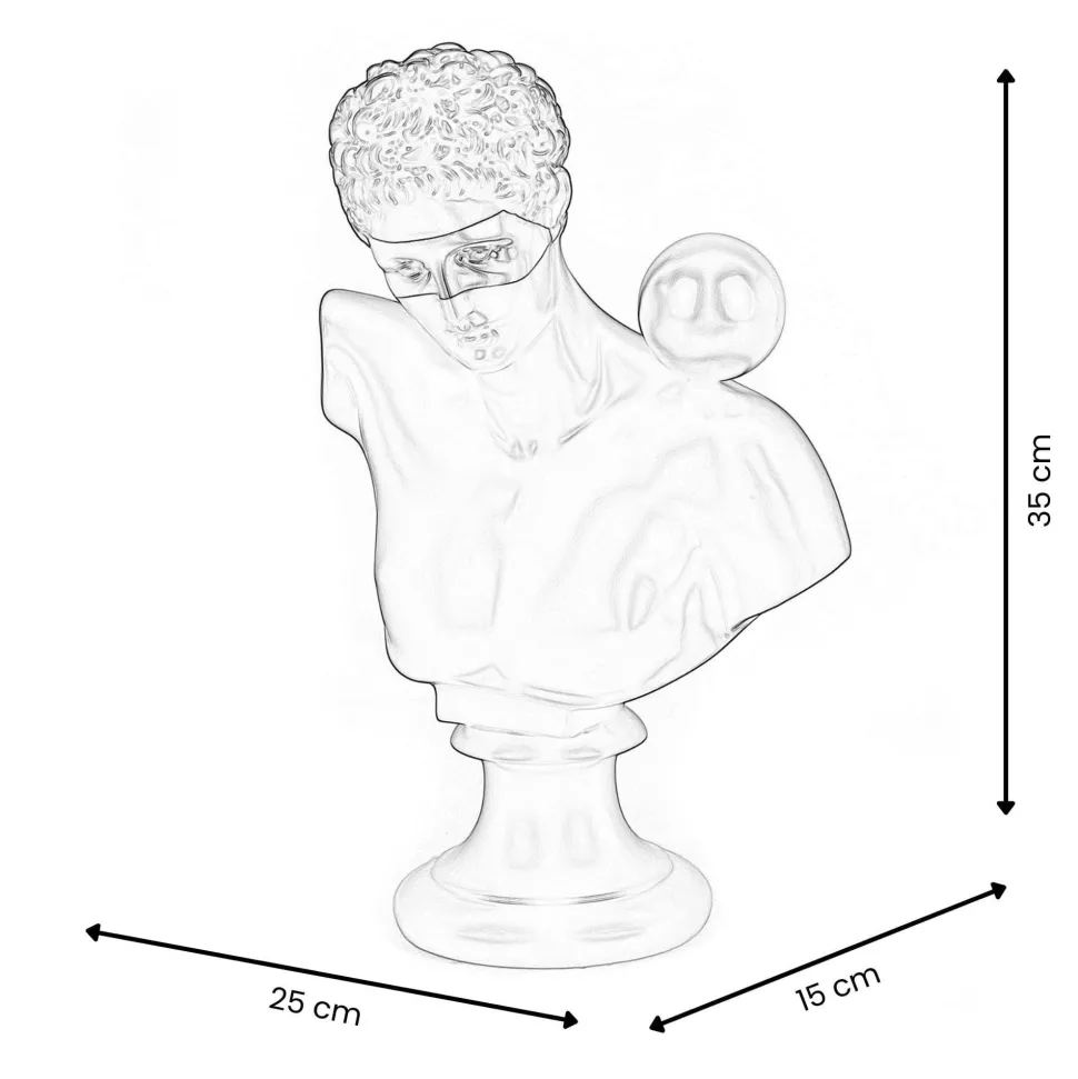 Stealth Titan 35cm Black Resin Indoor Sculpture