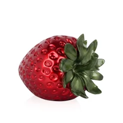 Strawberry Pop 24cm Red Resin Indoor Sculpture