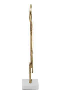 Symbol Ascent 47cm Gold Metal Indoor Sculpture