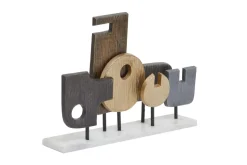 Symbolic 34cm Metal Indoor Sculpture