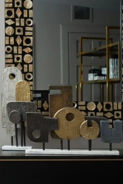 Symbolic 34cm Metal Indoor Sculpture