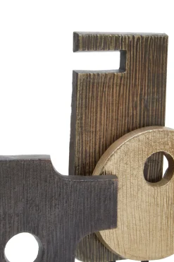 Symbolic 34cm Metal Indoor Sculpture