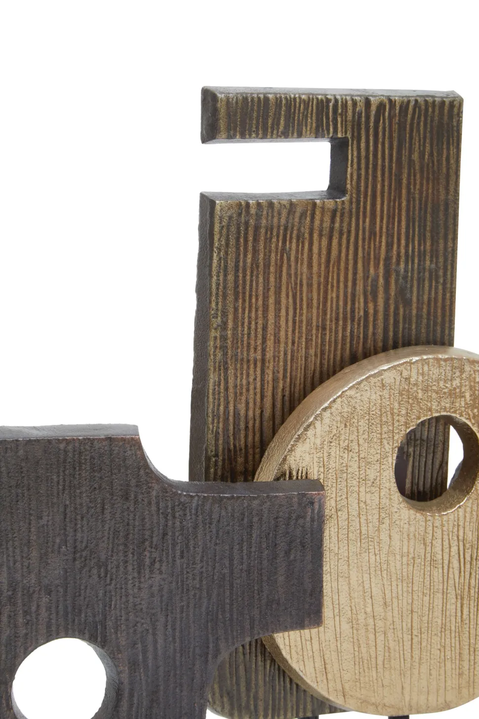 Symbolic 34cm Metal Indoor Sculpture