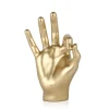 Zen Hand 27cm Gold Resin Indoor Sculpture
