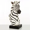 Zen Zebra 54cm Resin Indoor Sculpture