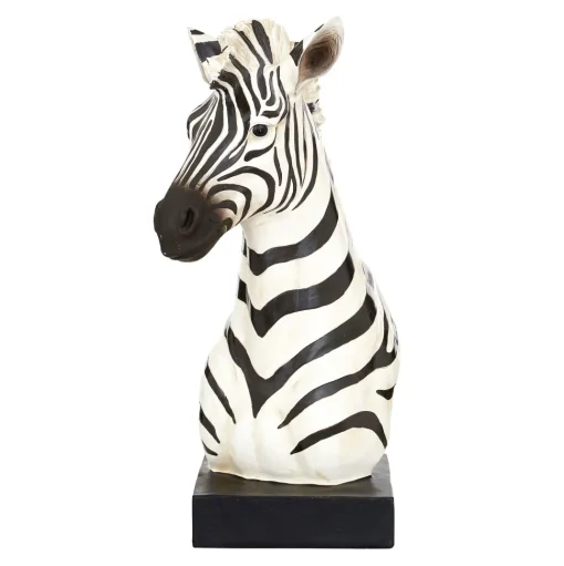 Zen Zebra 54cm Resin Indoor Sculpture
