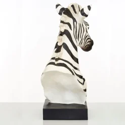 Zen Zebra 54cm Resin Indoor Sculpture